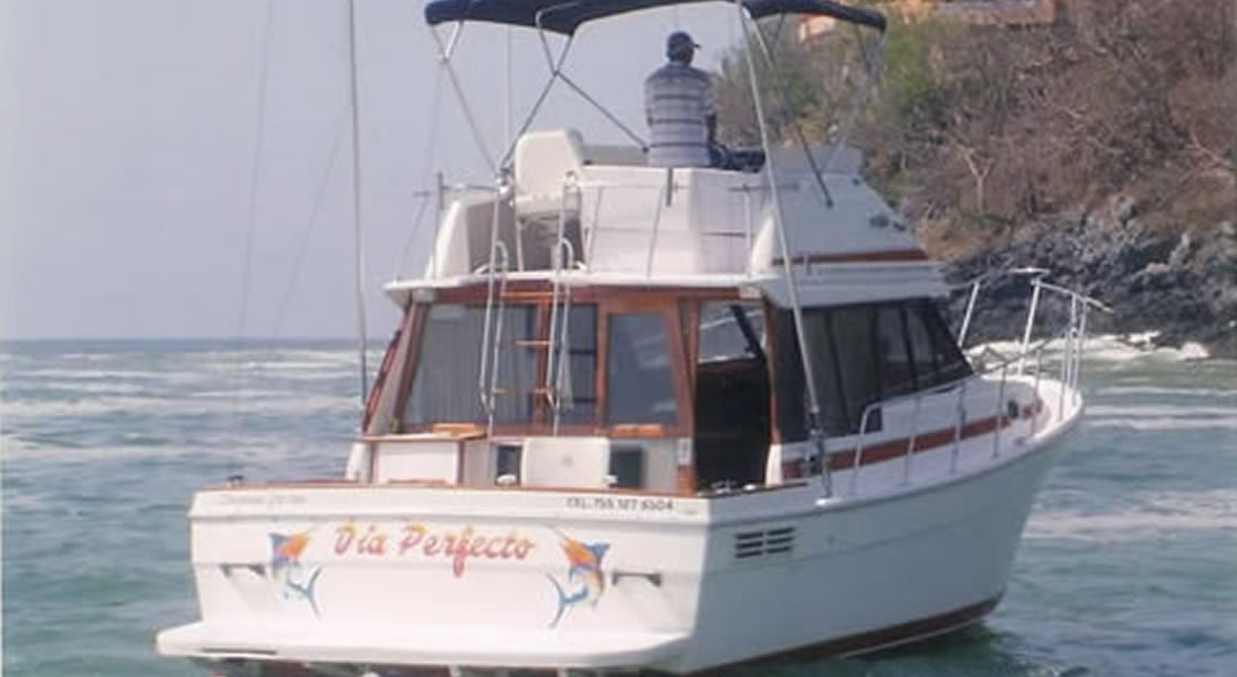 Agua Azul Boat 36Ft Deep Sea Fishing Charters in Ixtapa Zihuatanejo